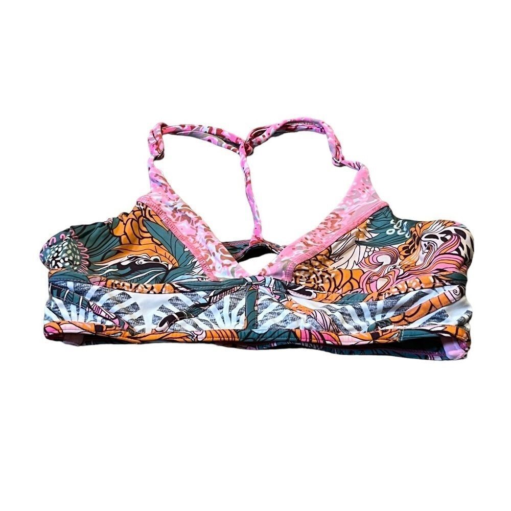 Maaji Reversible Colorful Tiger Printed Bra Top